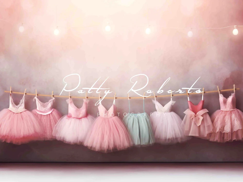 Kate Ballett Klasse Kleider Rosa Hintergrund von Patty Roberts
