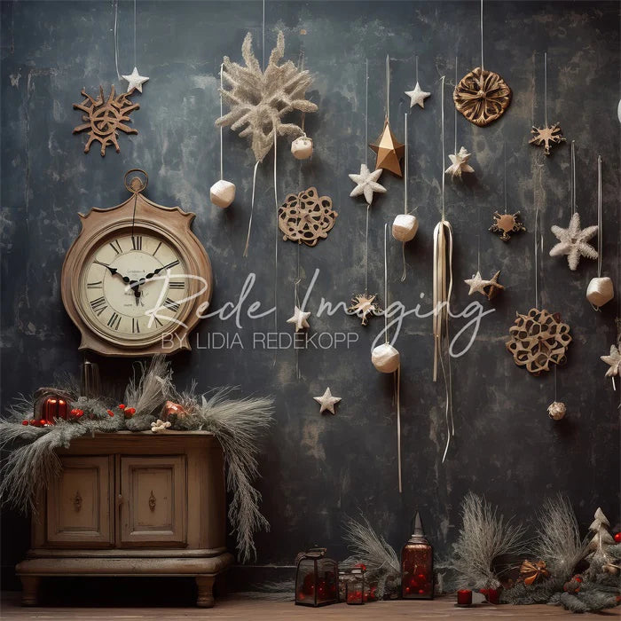 Kate Weihnachten Uhr Hintergrund Von Lidia Redekopp