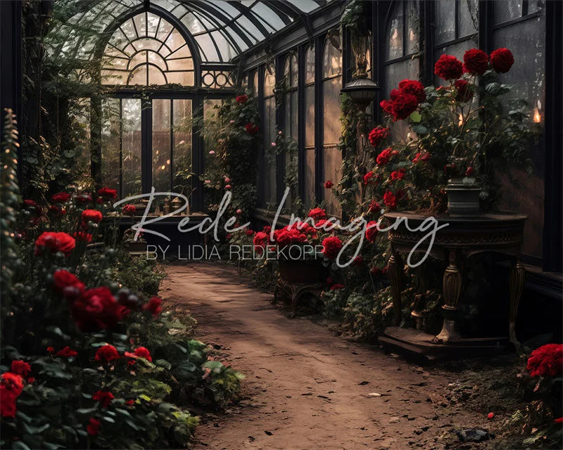 Kate Valentinstag Gothic Greenshouse Hintergrund Von Lidia Redekopp - Kate Backdrop.de