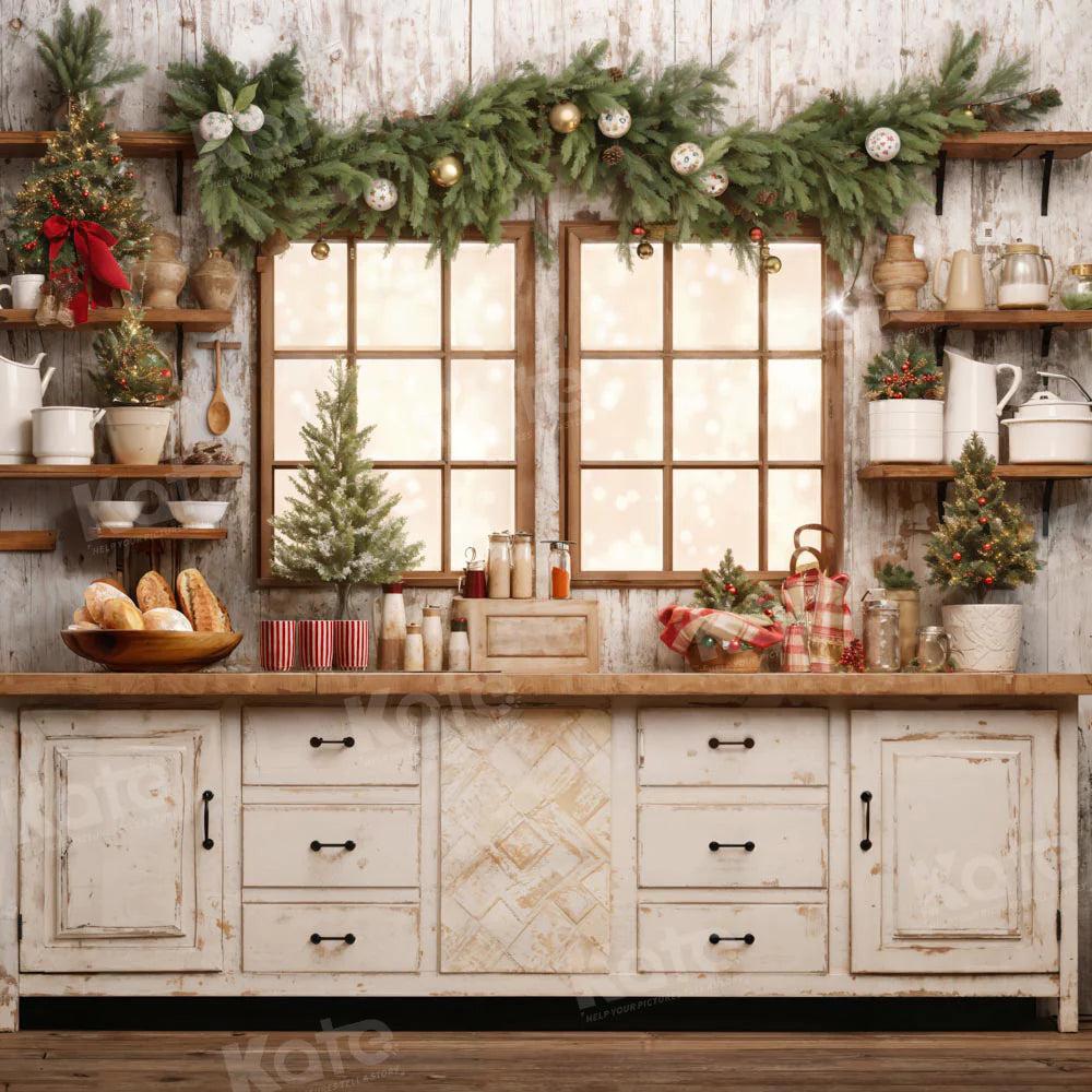 Kate Weihnachten Küche Hintergrund von Emetselch - Kate Backdrop.de