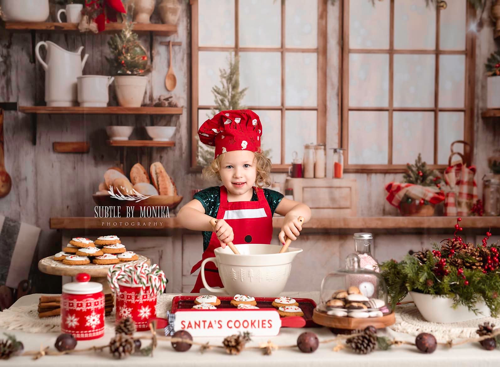 Kate Weihnachten Küche Hintergrund von Emetselch - Kate Backdrop.de