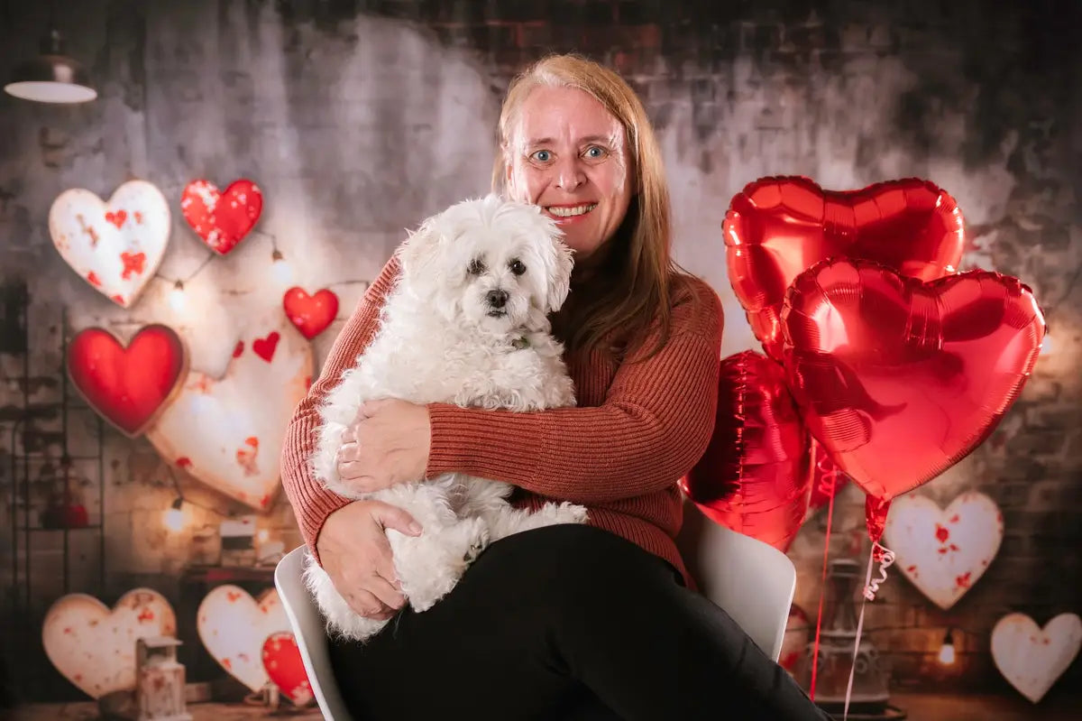 Kate Valentinstag Industrie Retro Lampe Liebe Fleece Hintergrund Entworfen von Emetselch - Kate Backdrop.de