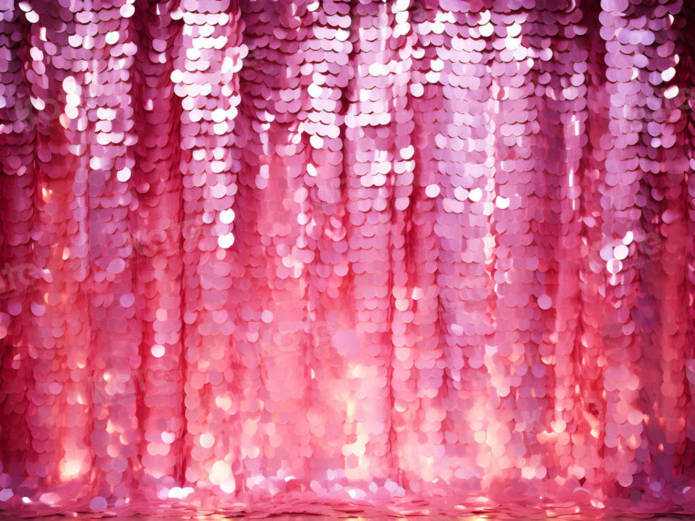 Kate Valentinstag Rosa Pailletten Wand Hintergrund für Fotografie