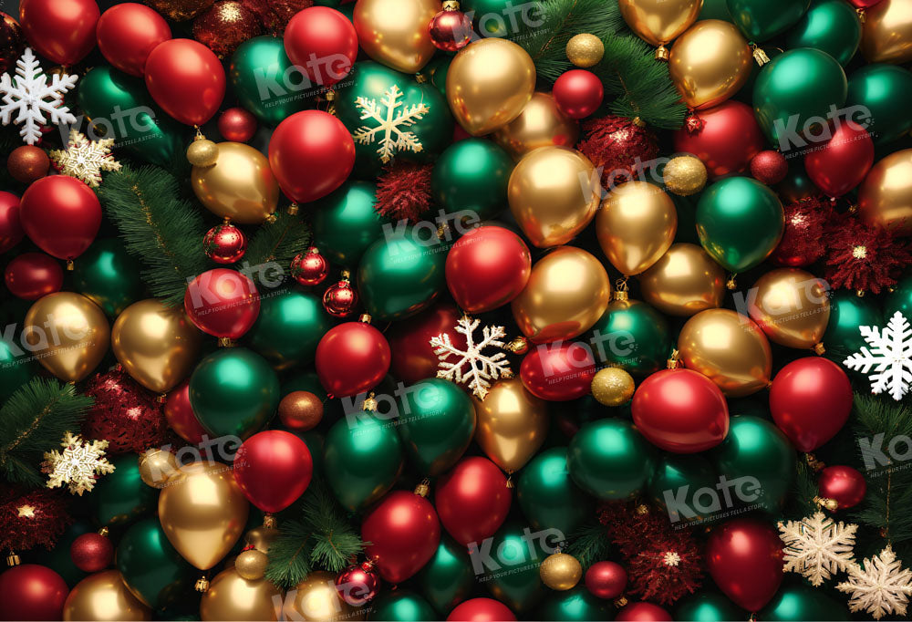 Kate Weihnachten Ballon Wand Hintergrund für Fotografie - Kate Backdrop.de