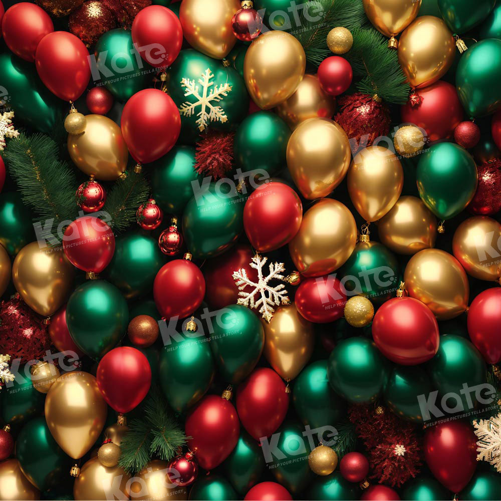 Kate Weihnachten Ballon Wand Hintergrund für Fotografie - Kate Backdrop.de