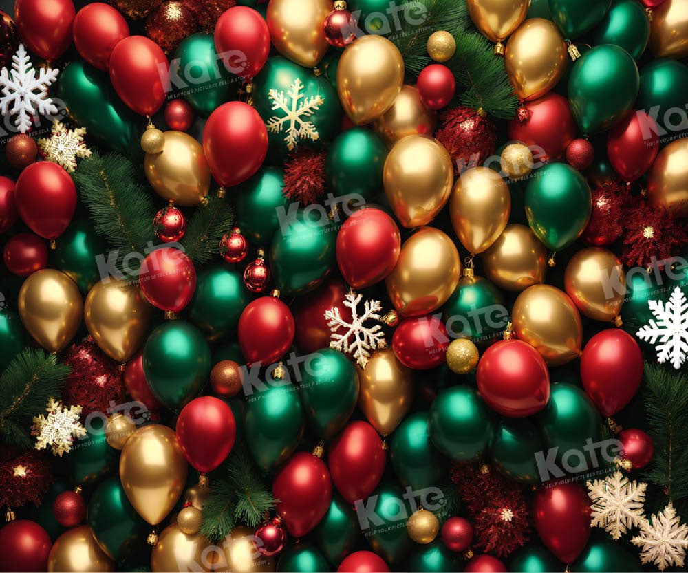 Kate Weihnachten Ballon Wand Hintergrund für Fotografie - Kate Backdrop.de