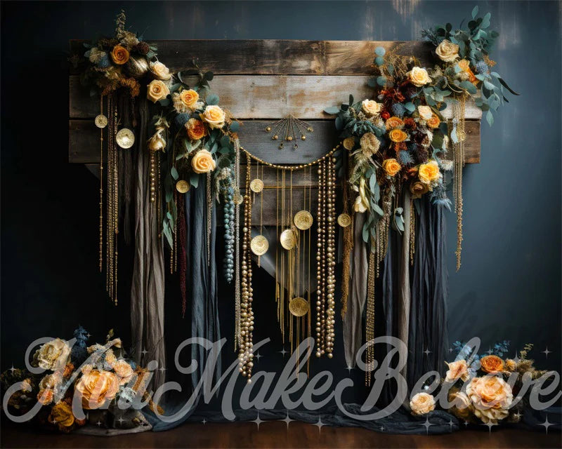 Kate Fine Art Boho Western Hochzeit Interieur Hintergrund von Mini MakeBelieve - Kate Backdrop.de