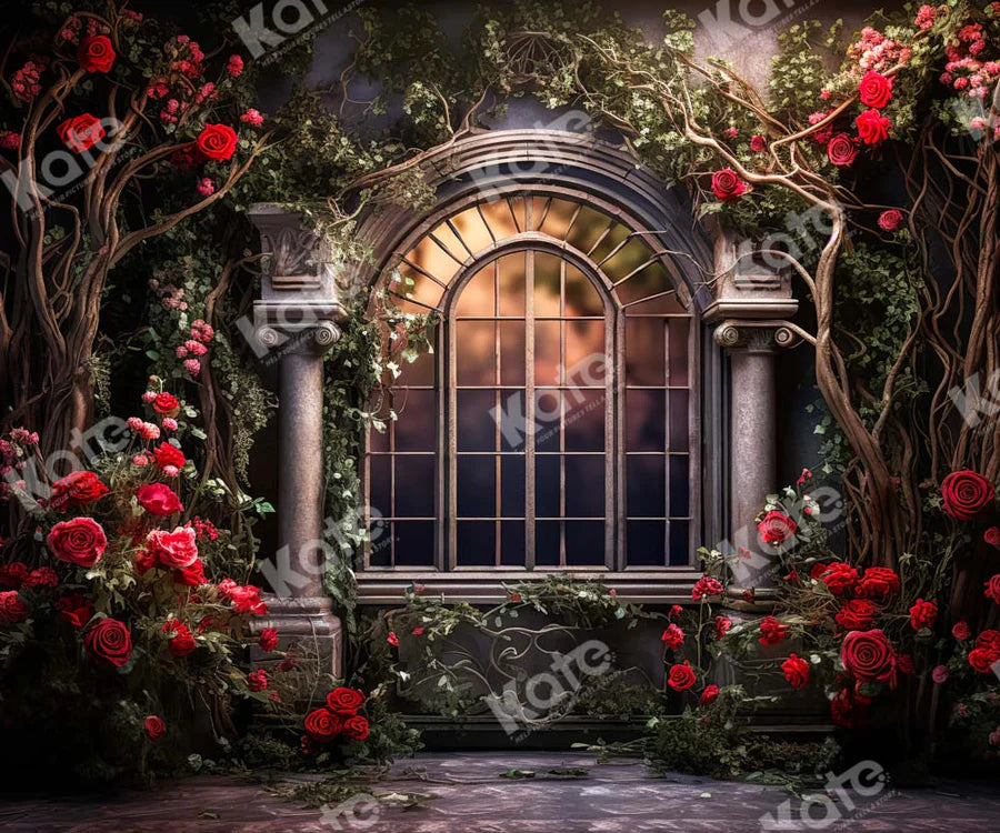 Kate Romantischer Hintergrund für das Fenster zum Valentinstag von Emetselch - Kate Backdrop.de