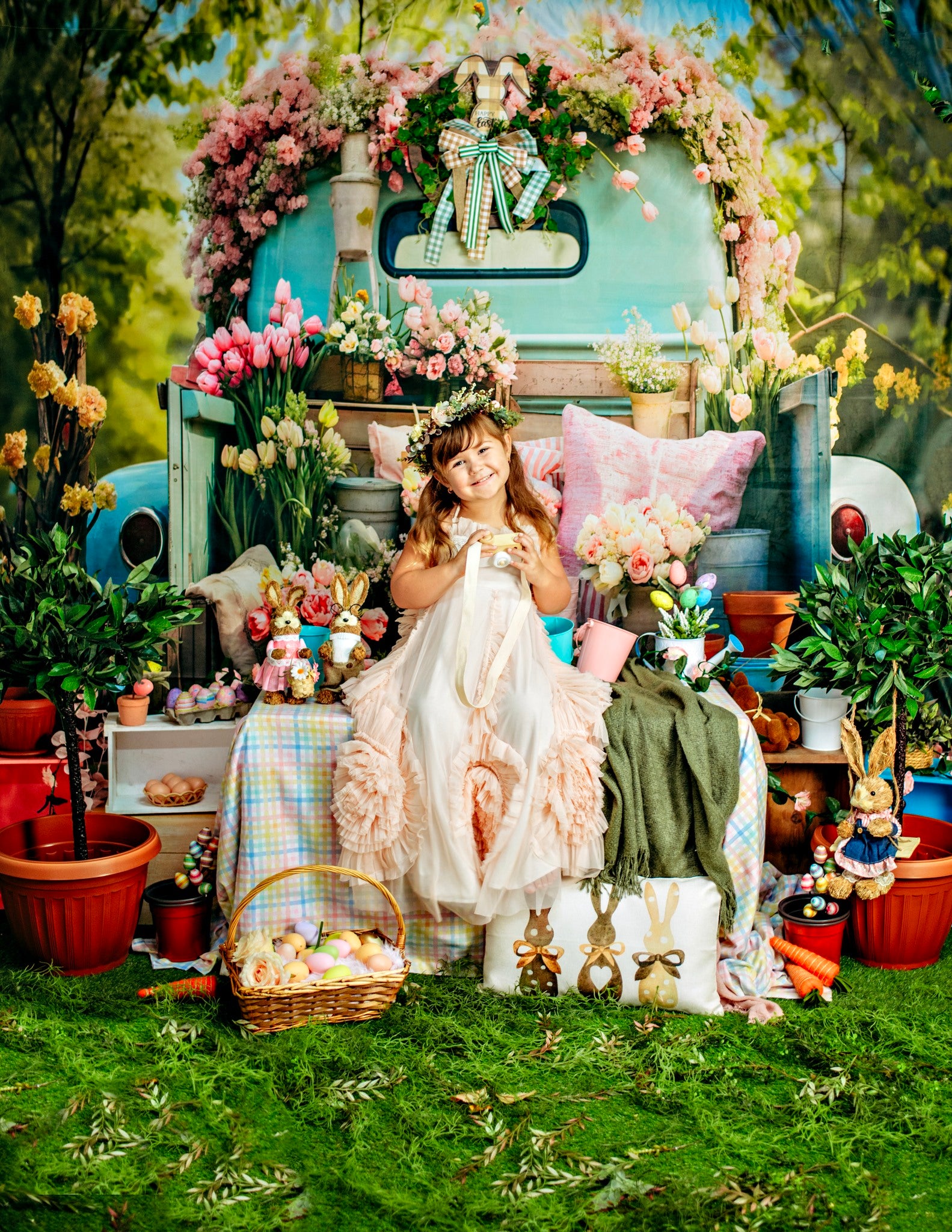 Kate Frühling Blume Lkw Hintergrund von Emetselch - Kate Backdrop.de