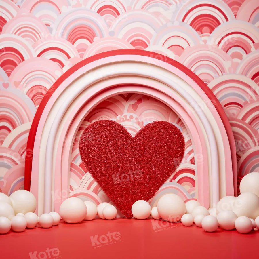 Kate Rosa Valentinstag Liebe Ballons Hintergrund von Emetselch