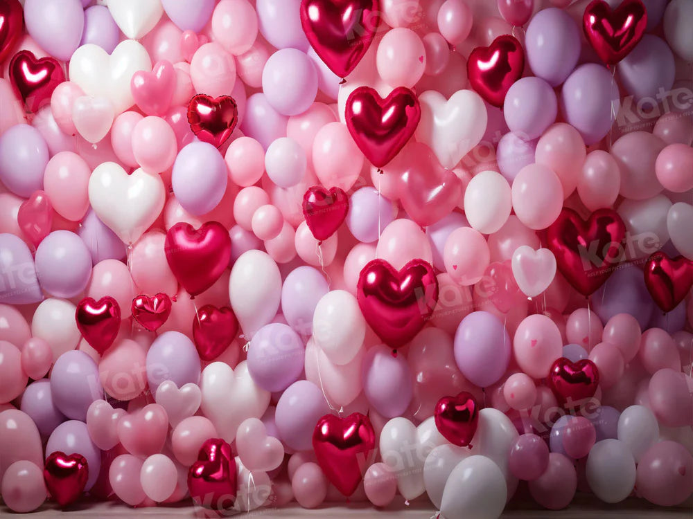Kate Valentinstag Ballon Wand Hintergrund von Emetselch - Kate Backdrop.de