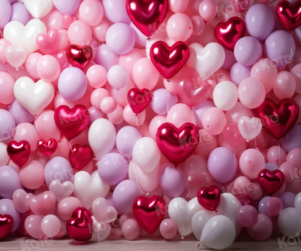 Kate Valentinstag Ballon Wand Hintergrund von Emetselch - Kate Backdrop.de