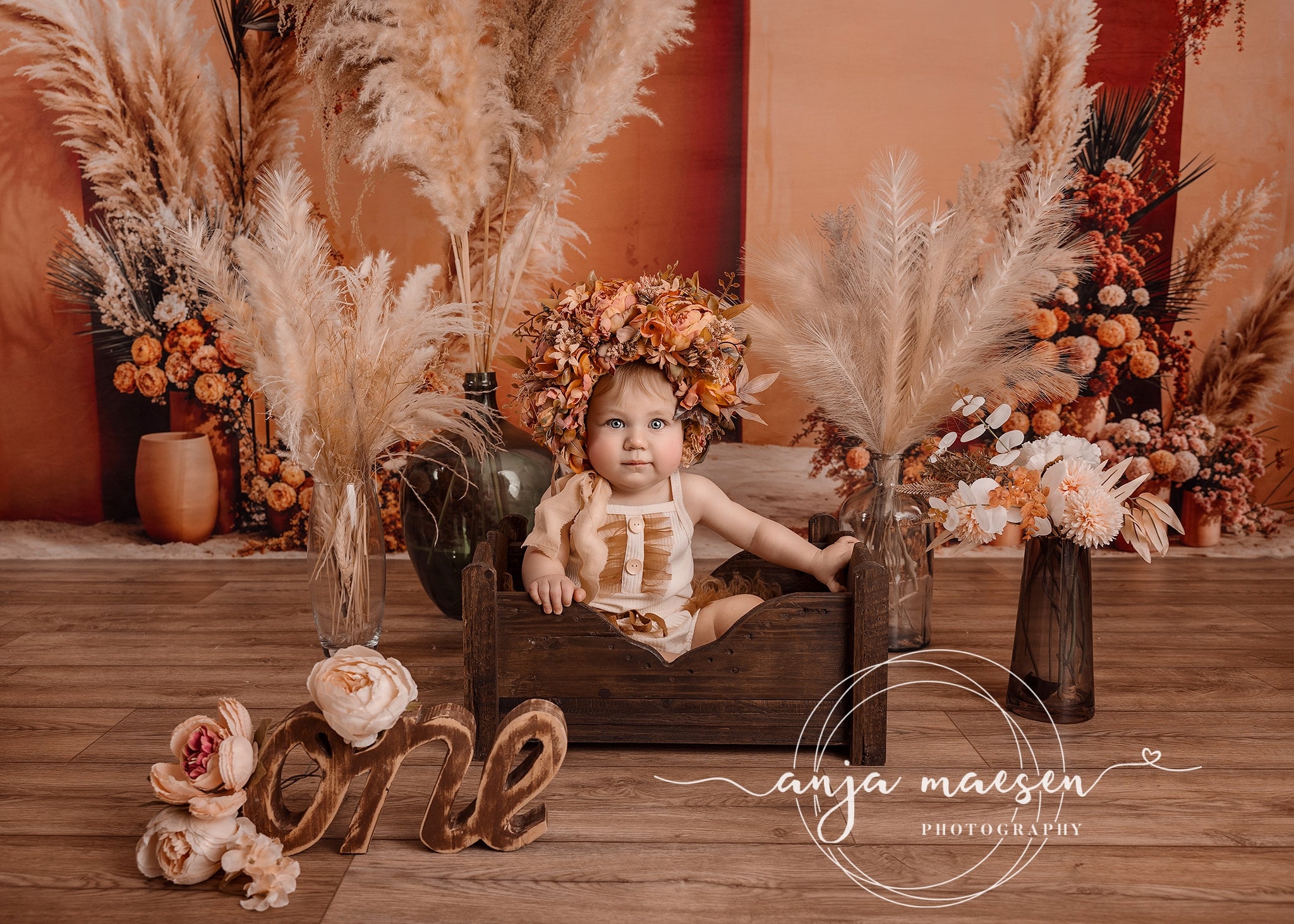 Kate Boho Blume Bogen Hintergrund von Emetselch - Kate Backdrop.de