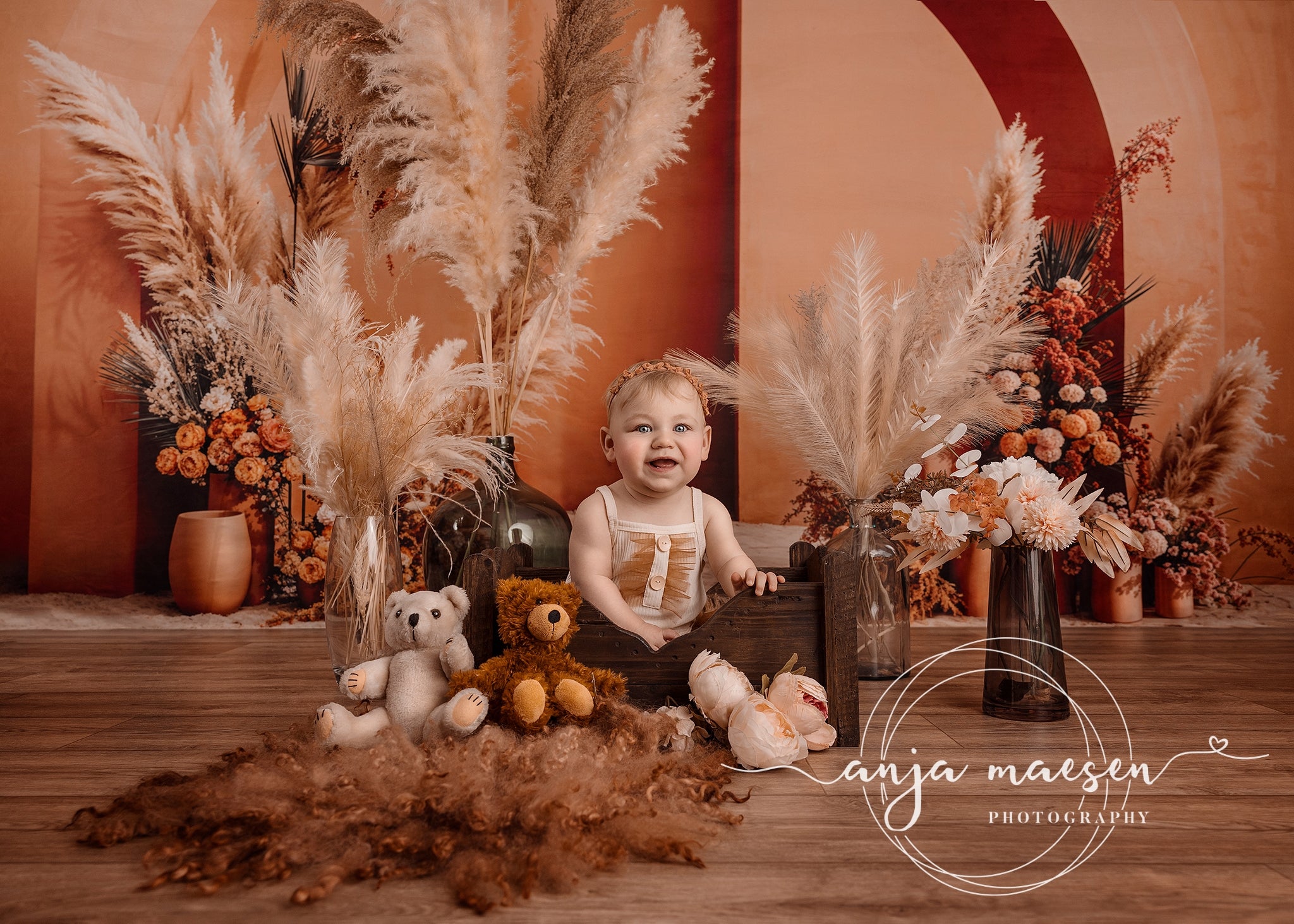 Kate Boho Blume Bogen Hintergrund von Emetselch - Kate Backdrop.de