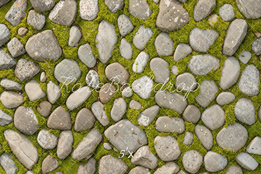 Kate Frühling Frühling Gras Steinboden Hintergrund von Kate