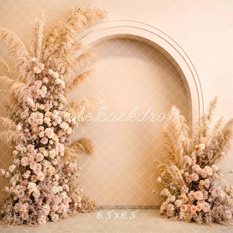 Kate Boho Modern Frühling Blume Bogen Wandhintergrund von Emetselch - Kate Backdrop.de