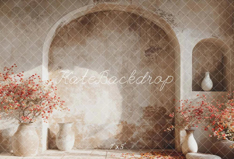 Kate Frühling Moderner Stil Blumentopf Bogen Wandhintergrund von Emetselch - Kate Backdrop.de