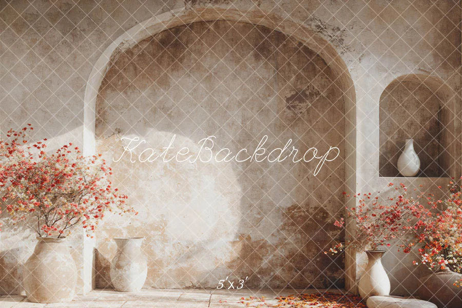 Kate Frühling Moderner Stil Blumentopf Bogen Wandhintergrund von Emetselch - Kate Backdrop.de