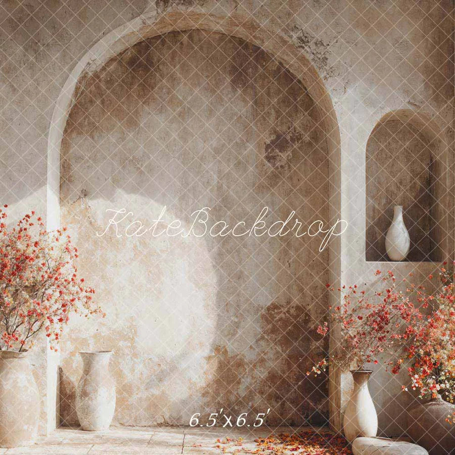 Kate Frühling Moderner Stil Blumentopf Bogen Wandhintergrund von Emetselch - Kate Backdrop.de