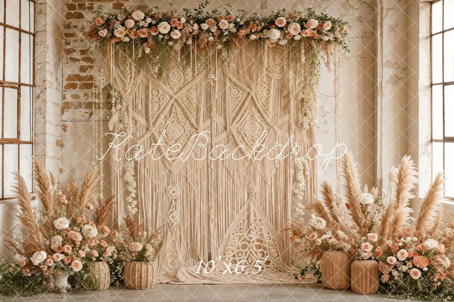 Kate Boho Blume Vorhänge Hintergrund von Emetselch - Kate Backdrop.de