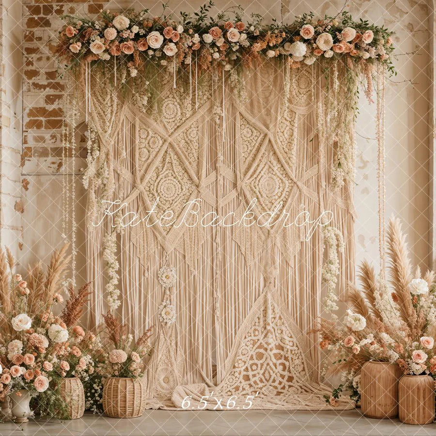 Kate Boho Blume Vorhänge Hintergrund von Emetselch - Kate Backdrop.de