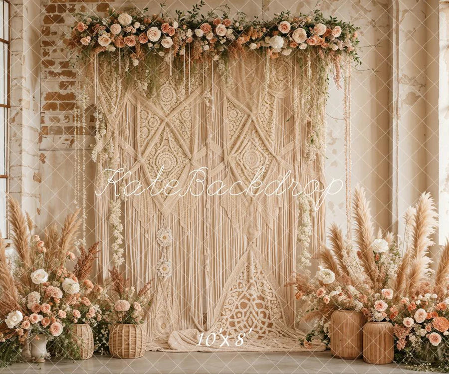 Kate Boho Blume Vorhänge Hintergrund von Emetselch - Kate Backdrop.de