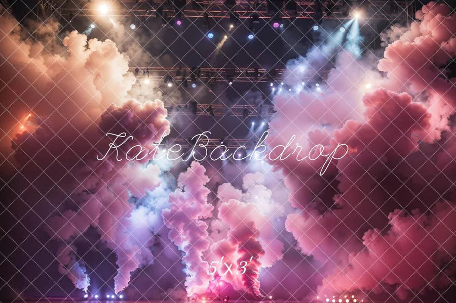 Kate Rosa Rauch Bühnenbeleuchtung Hintergrund von Emetselch - Kate Backdrop.de