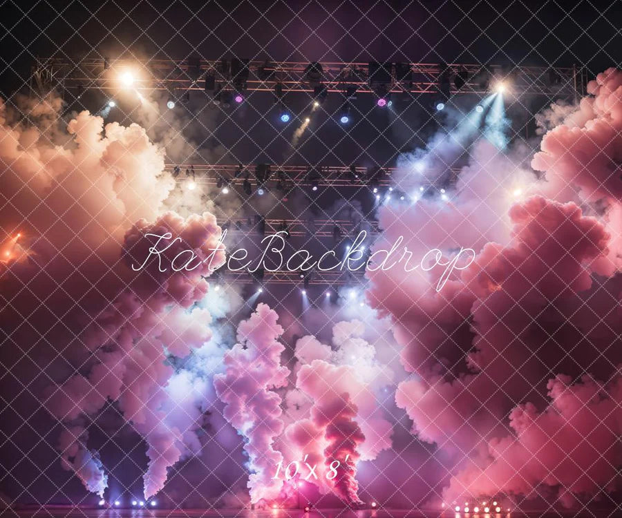 Kate Rosa Rauch Bühnenbeleuchtung Hintergrund von Emetselch