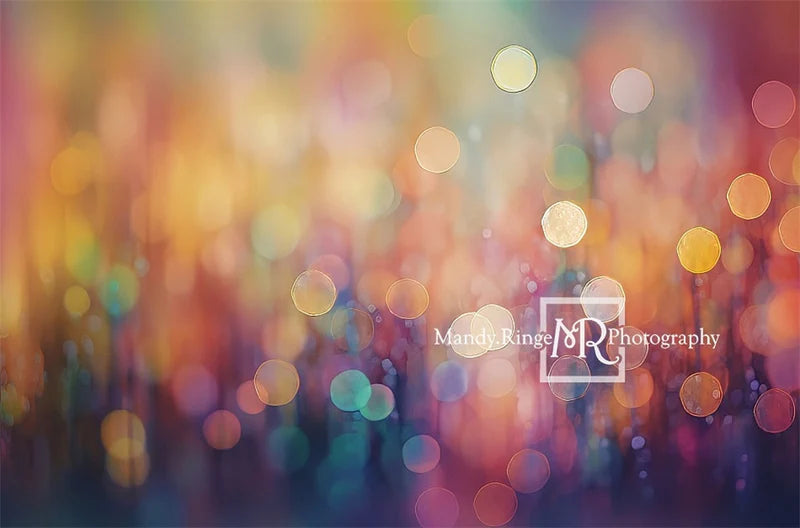 Kate Regenbogen-Bokeh-Hintergrund von Mandy Ringe Fotografie - Kate Backdrop.de