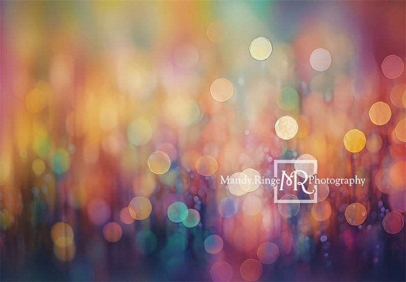 Kate Regenbogen-Bokeh-Hintergrund von Mandy Ringe Fotografie - Kate Backdrop.de