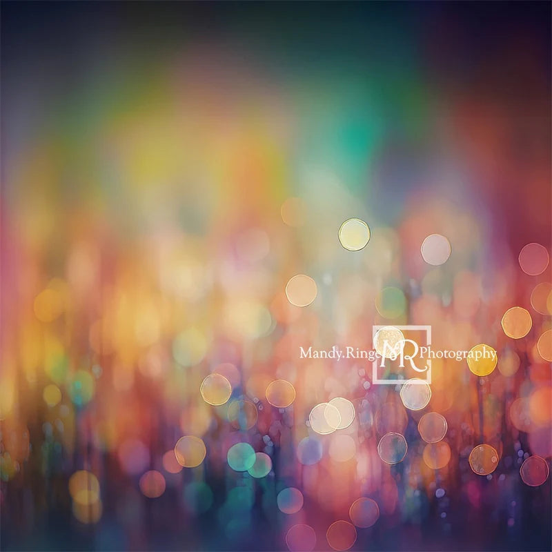 Kate Regenbogen-Bokeh-Hintergrund von Mandy Ringe Fotografie - Kate Backdrop.de