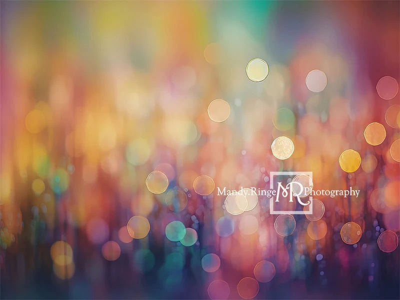 Kate Regenbogen-Bokeh-Hintergrund von Mandy Ringe Fotografie - Kate Backdrop.de
