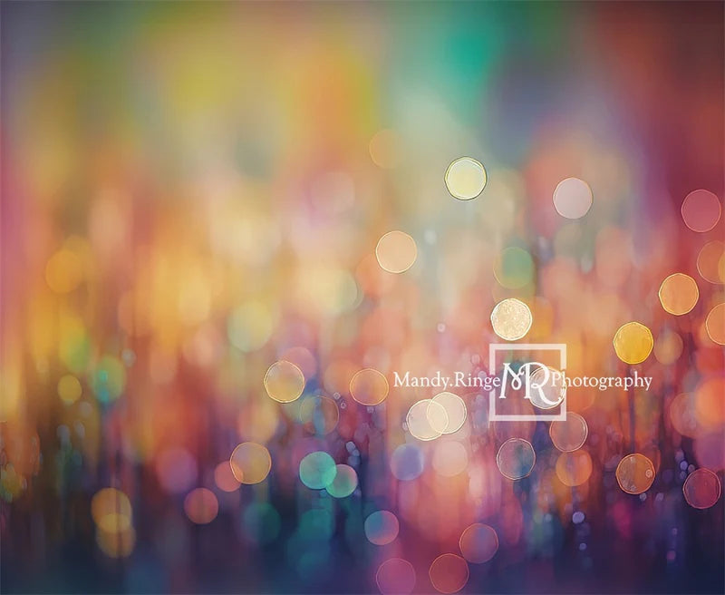 Kate Regenbogen-Bokeh-Hintergrund von Mandy Ringe Fotografie - Kate Backdrop.de