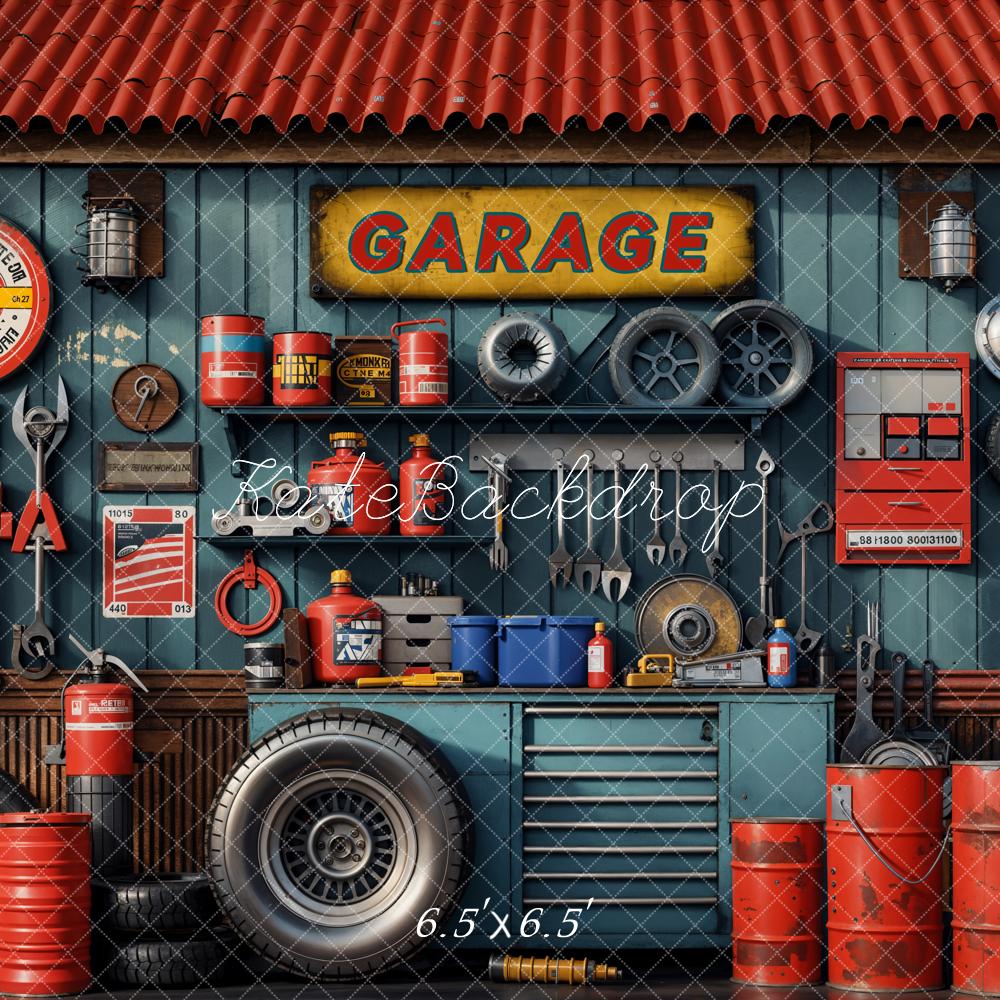 Kate Garage Werkzeughalter-Hintergrund Entworfen von Emetselch - Kate Backdrop.de