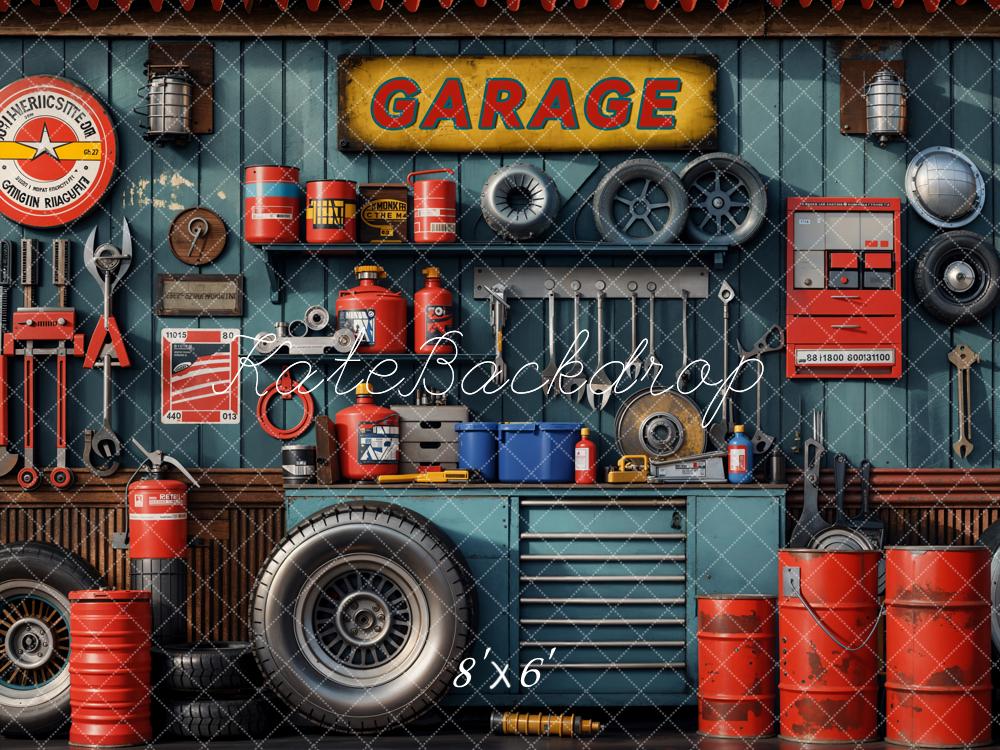 Kate Garage Werkzeughalter-Hintergrund Entworfen von Emetselch - Kate Backdrop.de