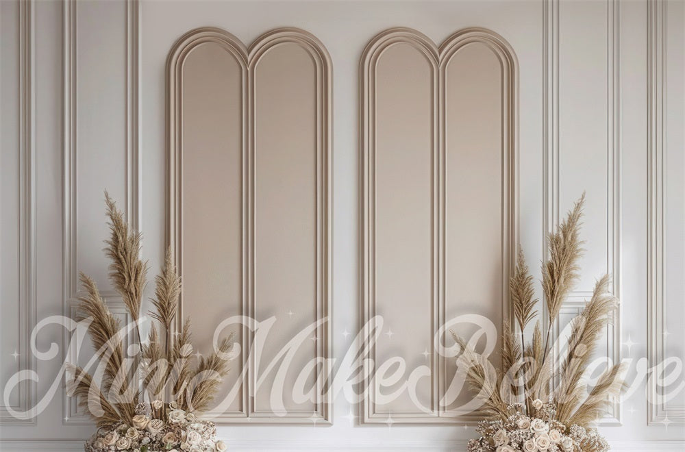 Kate Muttertag Doppelbogen Boho Hintergrund Entworfen von Mini MakeBelieve - Kate Backdrop.de