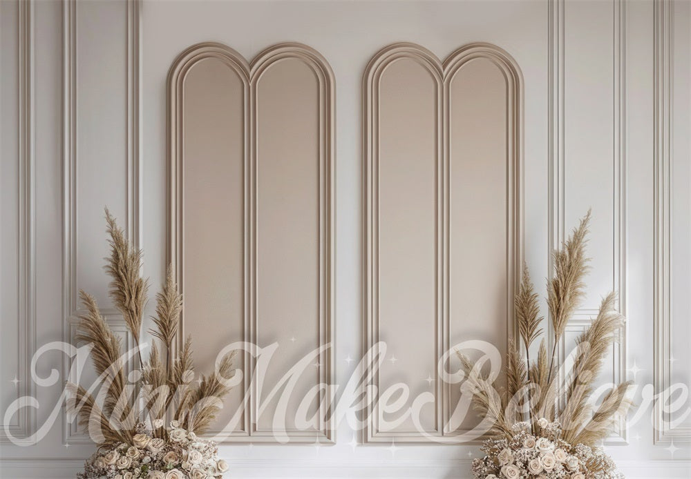 Kate Muttertag Doppelbogen Boho Hintergrund Entworfen von Mini MakeBelieve - Kate Backdrop.de