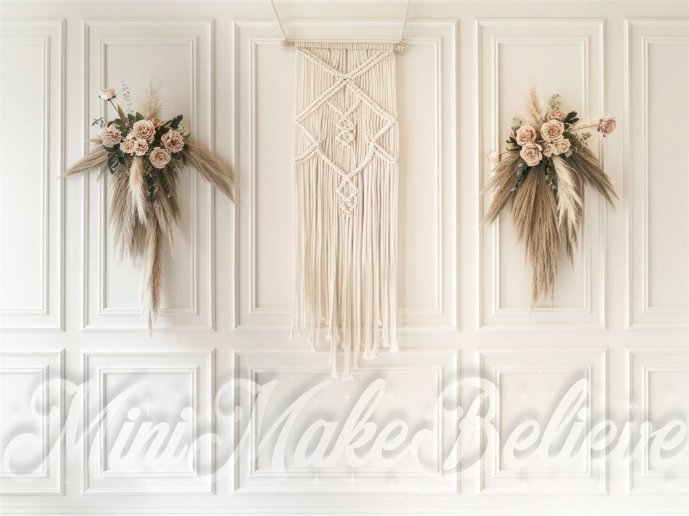 Kate Makramee-Wand zum Muttertag Hintergrund Entworfen von Mini MakeBelieve - Kate Backdrop.de