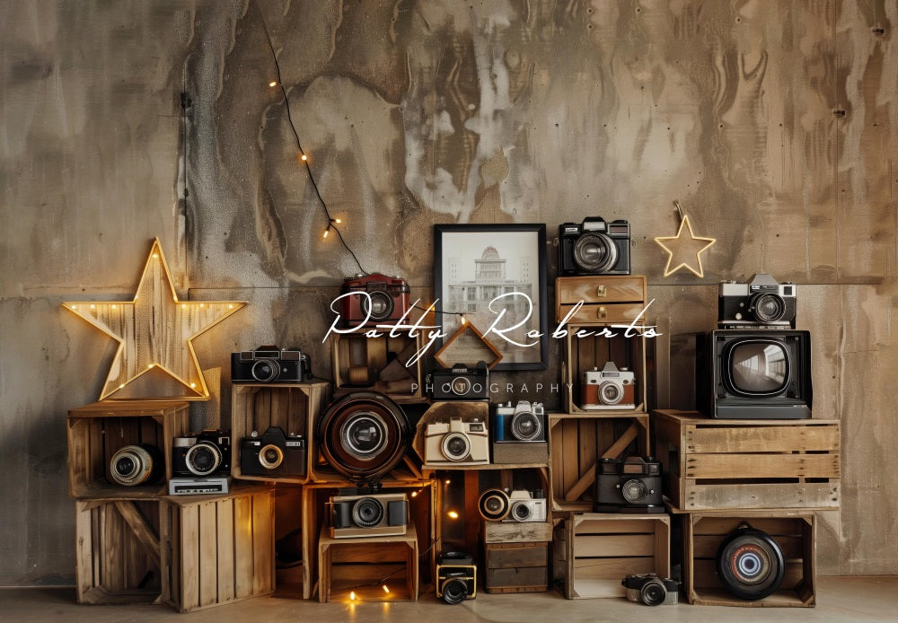 Kate Vintage-Kameras Hintergrund Entworfen von Patty Robert - Kate Backdrop.de
