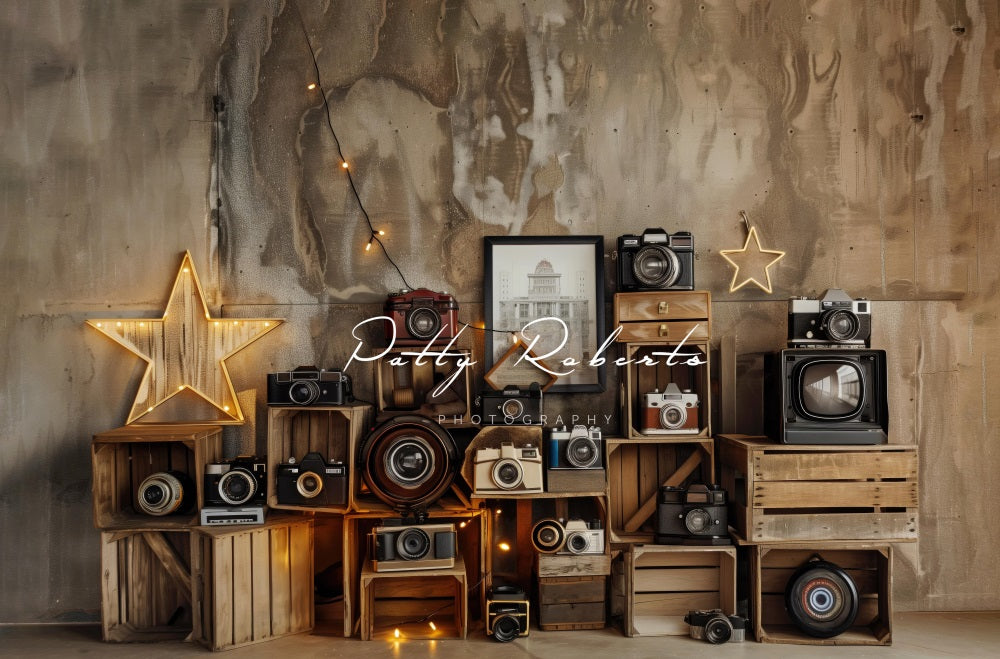 Kate Vintage-Kameras Hintergrund Entworfen von Patty Robert - Kate Backdrop.de