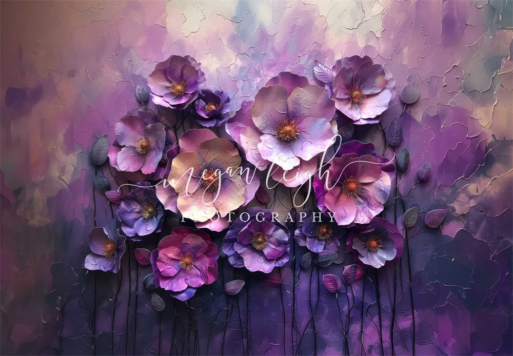 Kate Lavendelputz Blumen Hintergrund von Megan Leigh Photography - Kate Backdrop.de