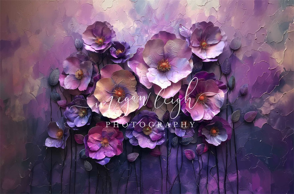 Kate Lavendelputz Blumen Hintergrund von Megan Leigh Photography - Kate Backdrop.de