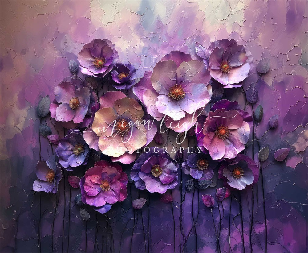 Kate Lavendelputz Blumen Hintergrund von Megan Leigh Photography - Kate Backdrop.de
