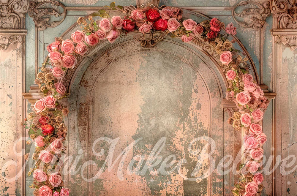 Kate Rosa Kunst Maximilist Hintergrund Entworfen von Mini MakeBelieve - Kate Backdrop.de