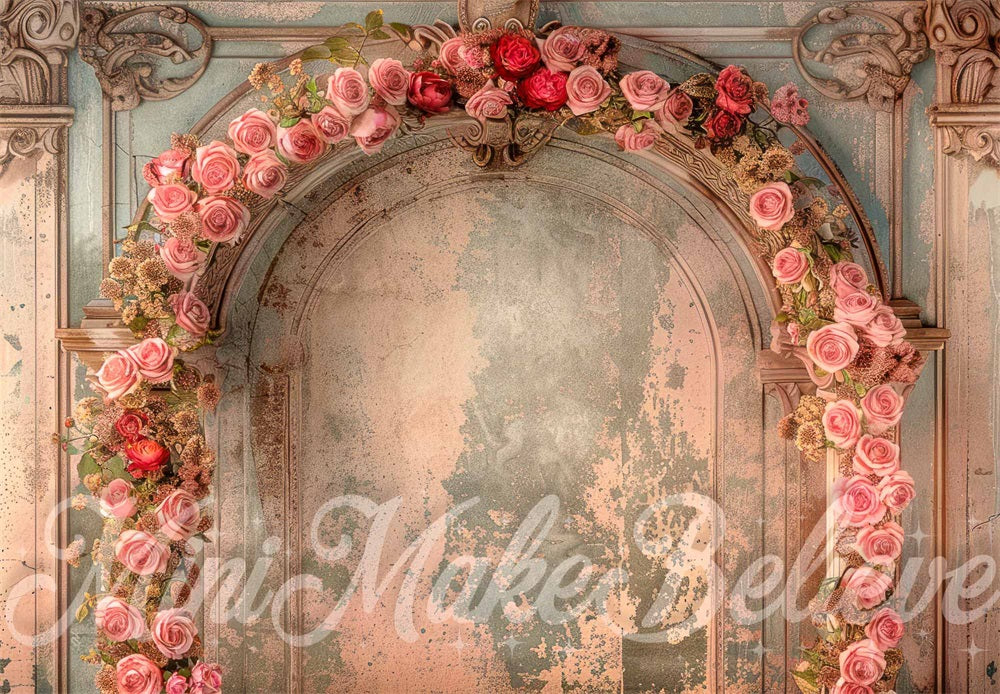 Kate Rosa Kunst Maximilist Hintergrund Entworfen von Mini MakeBelieve - Kate Backdrop.de