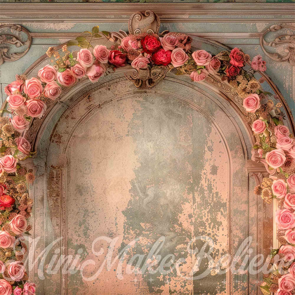 Kate Rosa Kunst Maximilist Hintergrund Entworfen von Mini MakeBelieve - Kate Backdrop.de