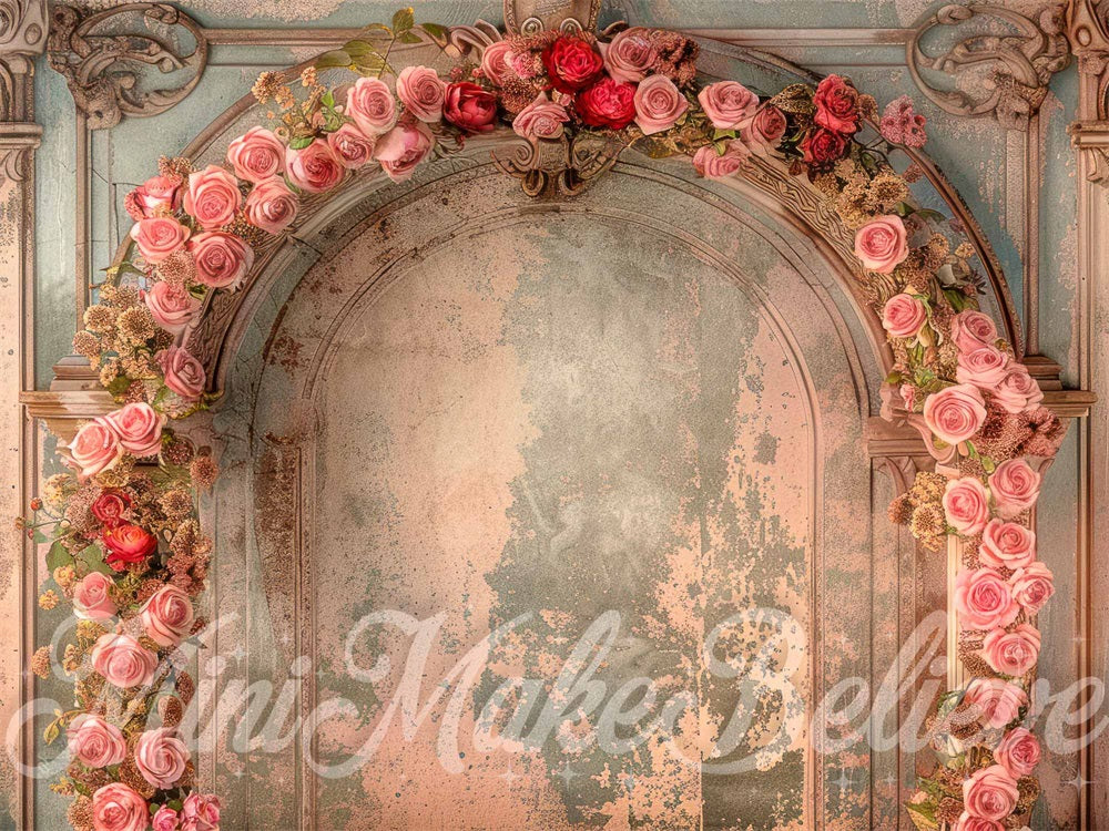 Kate Rosa Kunst Maximilist Hintergrund Entworfen von Mini MakeBelieve - Kate Backdrop.de