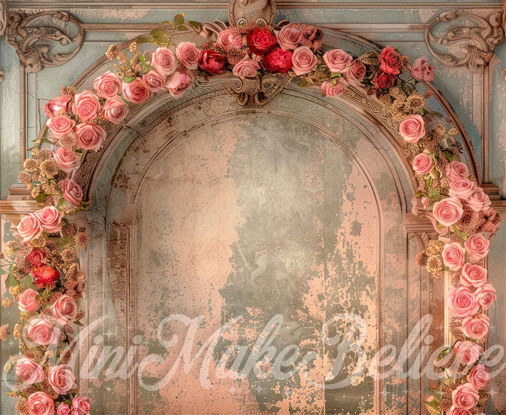 Kate Rosa Kunst Maximilist Hintergrund Entworfen von Mini MakeBelieve - Kate Backdrop.de