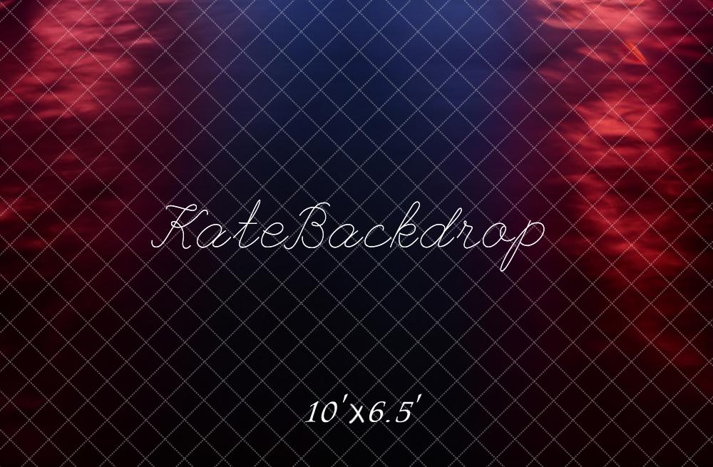 Kate Dunkler Schwarz und Rot Verlauf Wrestling Boden Hintergrund Entworfen von Chain Photography - Kate Backdrop.de