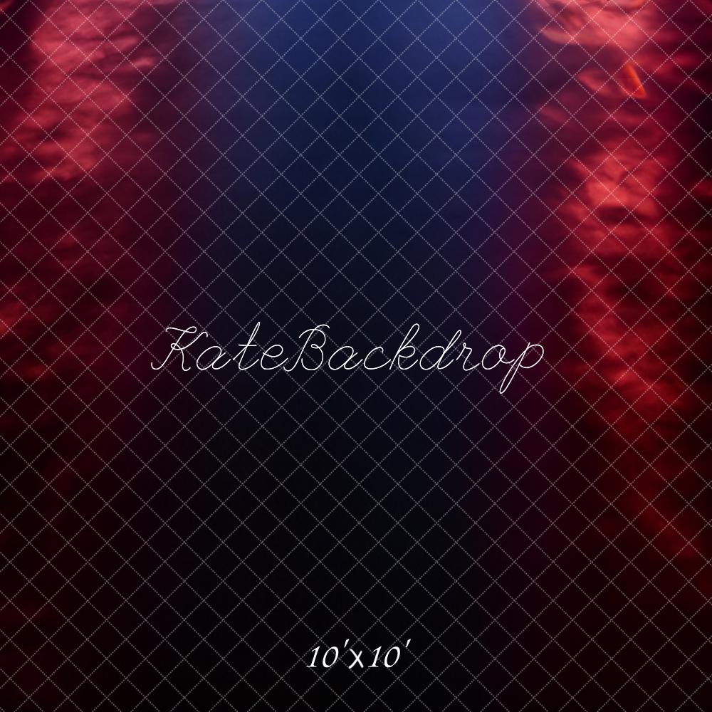 Kate Dunkler Schwarz und Rot Verlauf Wrestling Boden Hintergrund Entworfen von Chain Photography - Kate Backdrop.de